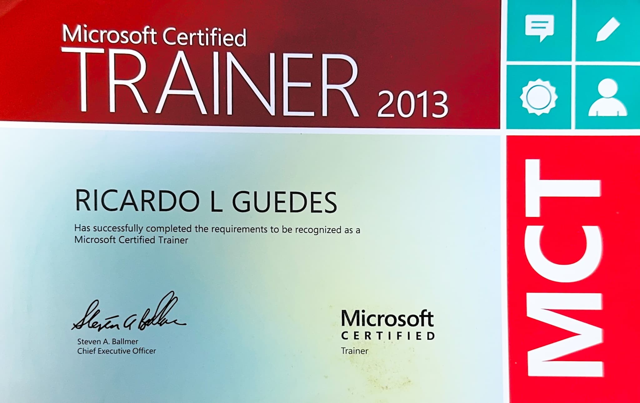 Microsoft Certified Trainer